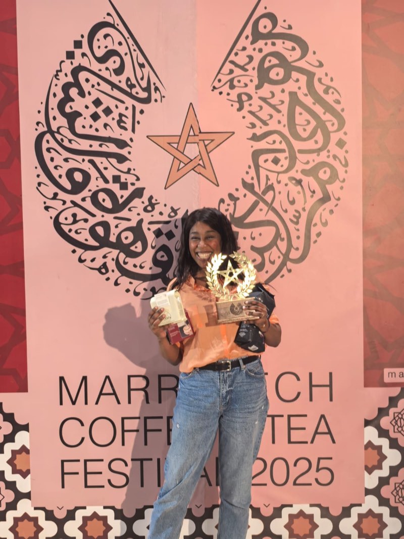 Latifa Addamchi, gagnante du Moroccan Coffee Masters Championship 2025