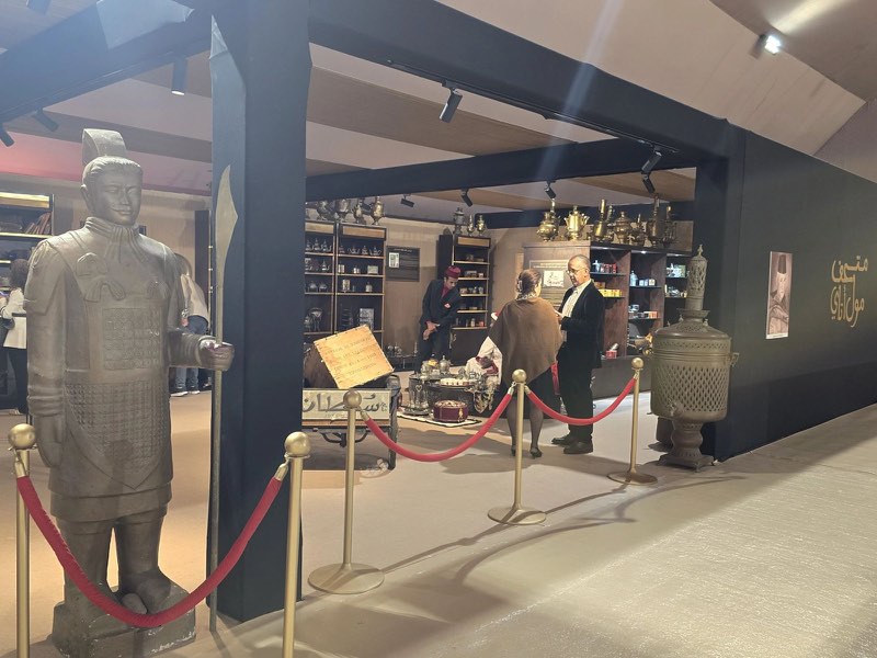 Le parcours du musée du thé Moul Atay, réalisé par les thés Wright